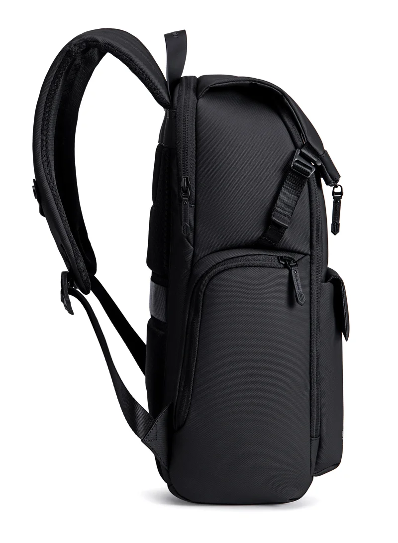 ARCTIC HUNTER Durable Polyester Backpack with Separate Laptop Compartment TSA Opening for Men and Women B00562 Black