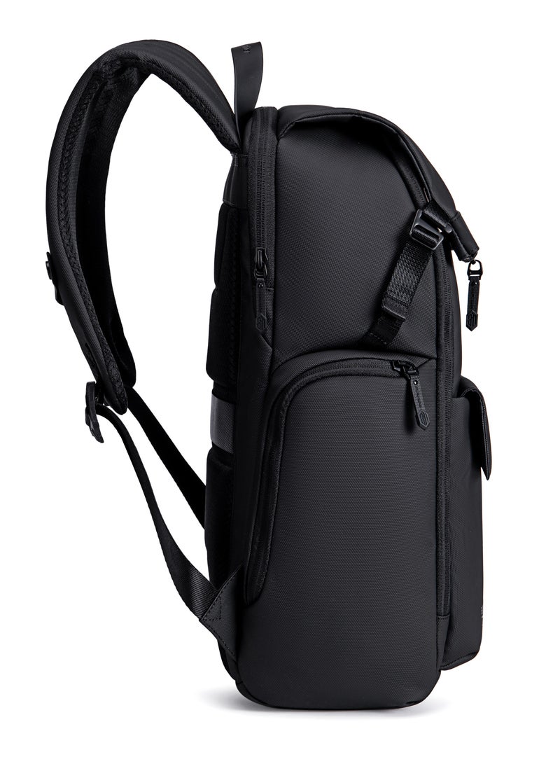 ARCTIC HUNTER Durable Polyester Backpack with Separate Laptop Compartment TSA Opening for Men and Women B00562 Black - Image 4