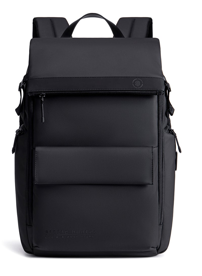 ARCTIC HUNTER Durable Polyester Backpack with Separate Laptop Compartment TSA Opening for Men and Women B00562 Black - Image 3