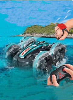 Generic Double Remote Control Amphibious Stunt Car - Sand & Water RC Toy with Flipping, Rotating,Megadeals-ae  - Image 5