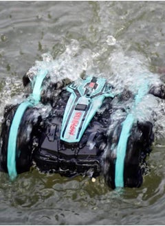 Generic Double Remote Control Amphibious Stunt Car - Sand & Water RC Toy with Flipping, Rotating,Megadeals-ae  - Image 3