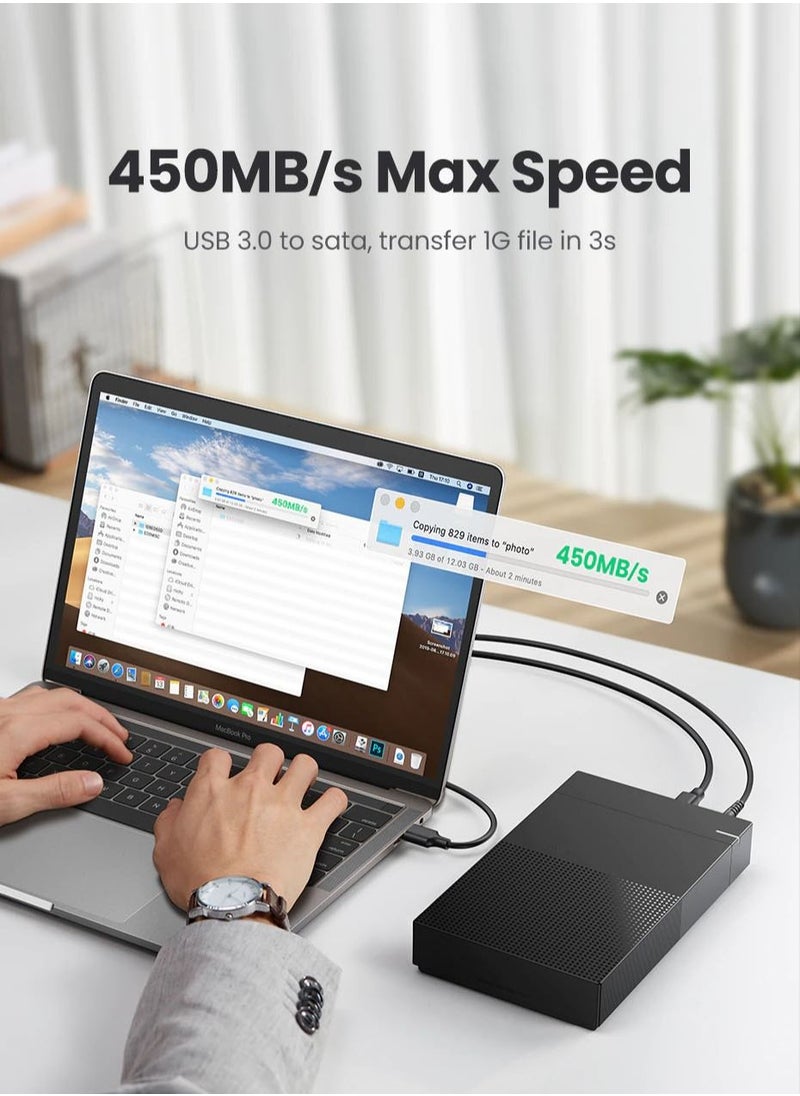 Generic - HDD Case 3.5 2.5 SATA to USB 3.0 Adapter External Hard Drive Enclosure Reader for SSD Disk HDD Box Case HD 3.5 HDD Case - Image 1