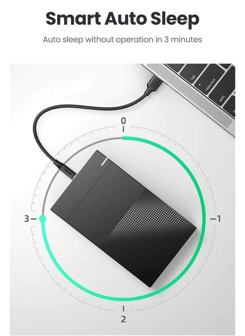 Generic - HDD Case 3.5 2.5 SATA to USB 3.0 Adapter External Hard Drive Enclosure Reader for SSD Disk HDD Box Case HD 3.5 HDD Case - Image 1