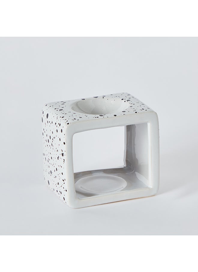 Home Box - Zest Tarrazzo Ceramic Oil Burner 9.5 x 8.5 x 7 cm - Image 1