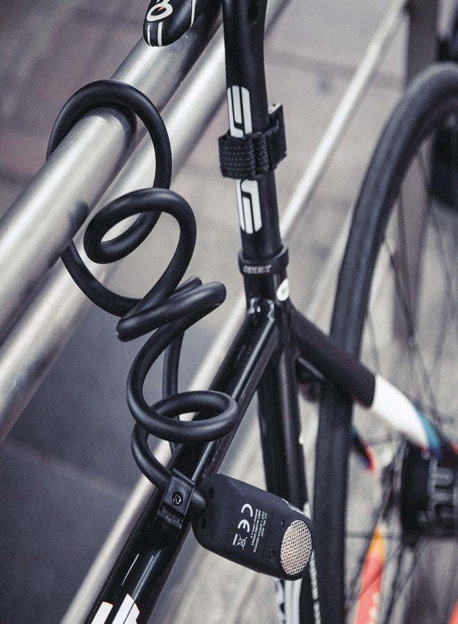 أولاك قفل كابل إنذار ULAC BEE بقوة 110 ديسيبل، كابل فولاذي مضفر 12 مم × 120 سم (0.5 بوصة × 47 بوصة) للدراجات الهوائية والنارية والسكوتر - Image 4