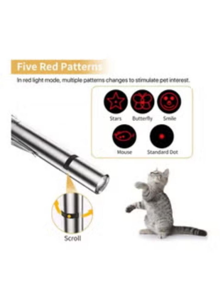 مؤشر ضوء الليزر LED فضي - Image 2