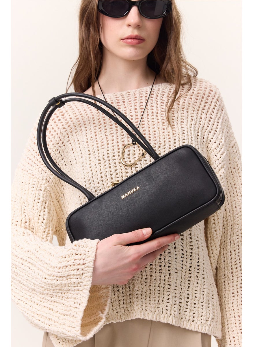 Manuka Simona Baguette Bag Black  - Image 1