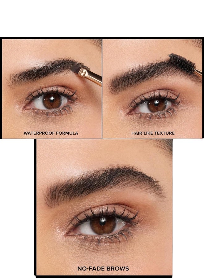Waterproof Eyebrow Pomade Full Pigment Long-Wearing Smudge-Proof Brow Makeup Blonde 1 Piece - Image 4