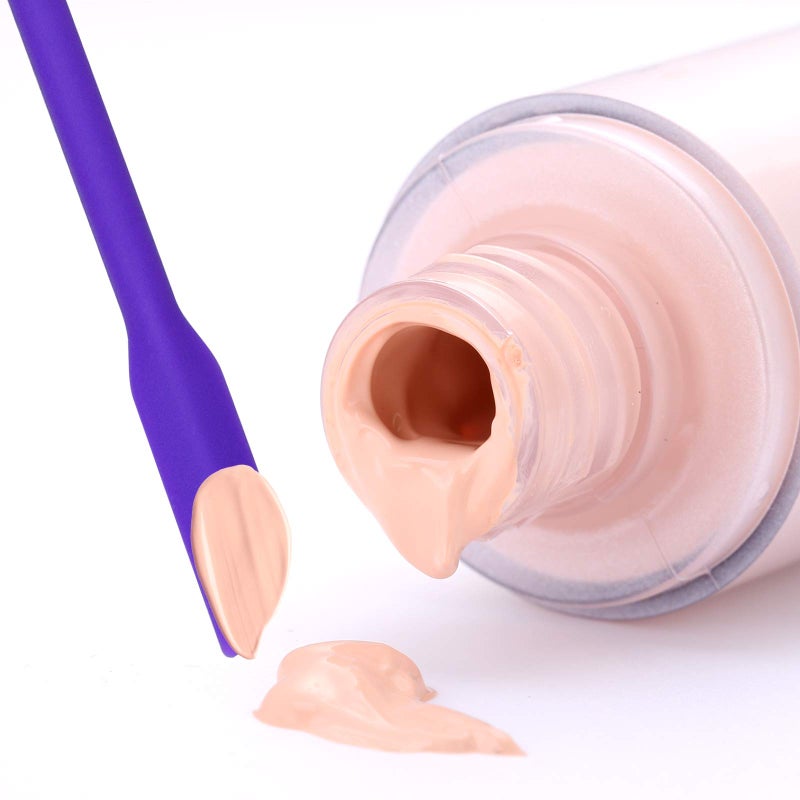 SUMERSHA 4pcs Mini Silicone Spatula Set, 3 Size Makeup Spatula Small Rubber Spatula for Thin Jar Skinny Openings Bottles, Tiny Scraper for Kitchen and Cosmetic, Multipurpose Scraping Mixing Tools (Mix colors) - Image 4