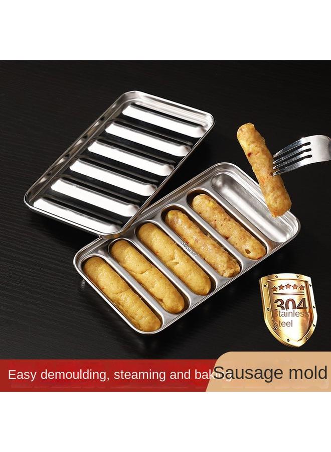 Bluejw 304 Stainless Steel Sausage Mold Ham Sausage Baby Complementary Food Baby Steamed Cake Homemade Grilled Sausage Grinding Tool - Image 5
