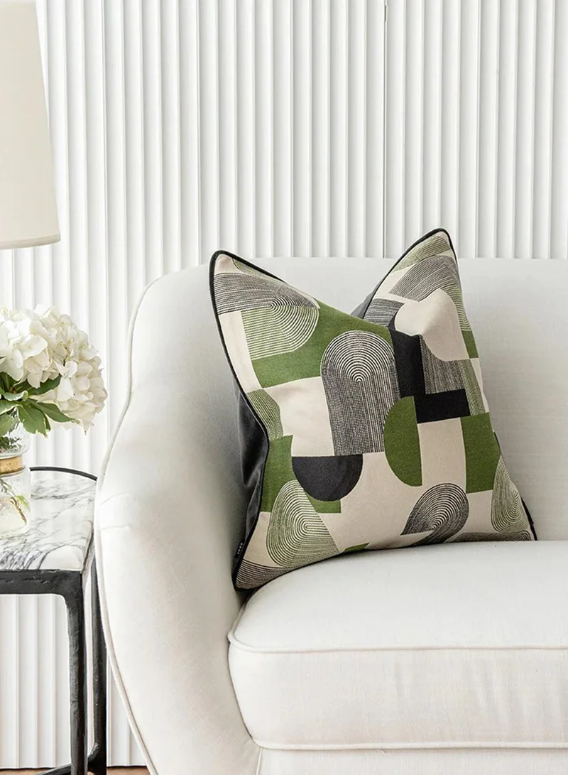 KNOT HOME Cushion Embla Sage (with filler) Pillow Knot Home Cover Set for Modern Sofa Contemporary Living Room Bedroom and Office Soft Washable