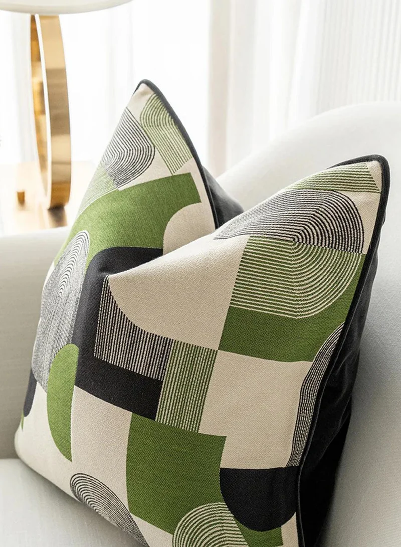 KNOT HOME Cushion Embla Sage (with filler) Pillow Knot Home Cover Set for Modern Sofa Contemporary Living Room Bedroom and Office Soft Washable