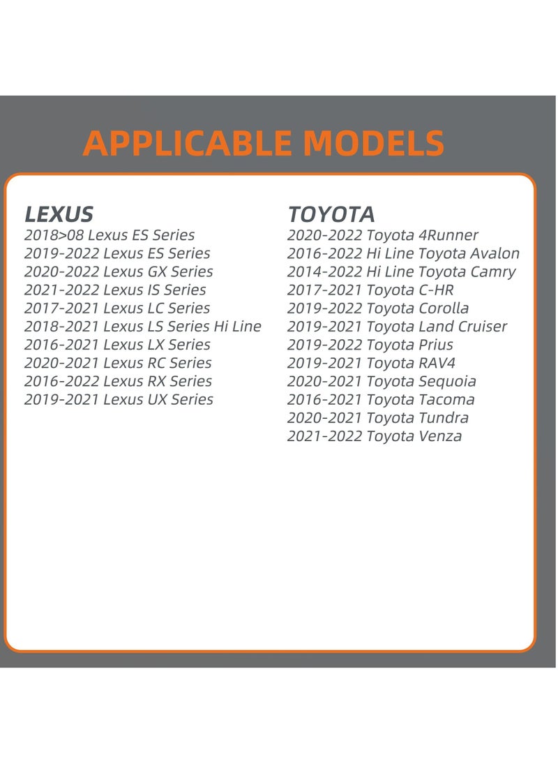 مجموعة 4 حساسات TPMS، نظام مراقبة ضغط الإطارات بتردد 315 ميجاهرتز لسيارات تويوتا كامري، يارس، كورولا، RAV4، لكزس ES، GX، LC، LX، بديل PMV-C015 4260706020 4260706060 - Image 4