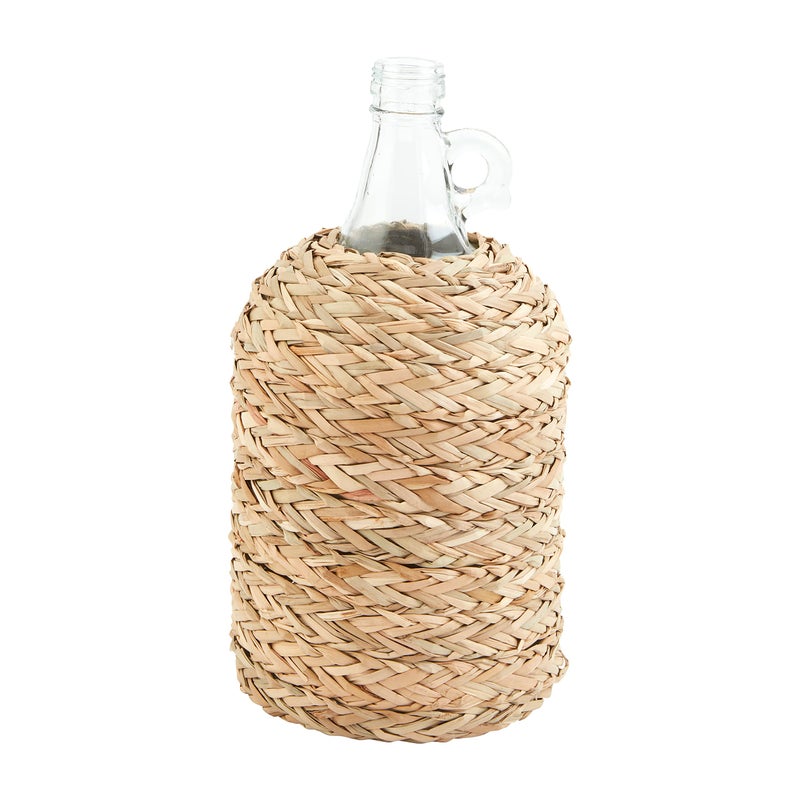 Mud Pie Medium Woven Glass Vases 11 34 x 6 34 Dia