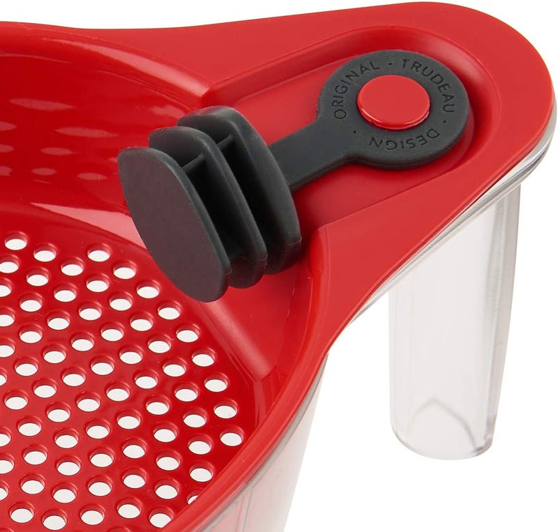 Trudeau Trudeau 4 Cup Gravy Fat Separator 4cup Red and clear  - Image 3