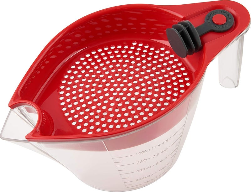 Trudeau Trudeau 4 Cup Gravy Fat Separator 4cup Red and clear  - Image 2