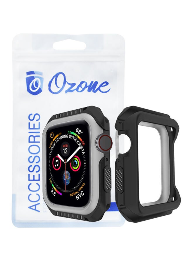 NIBEMINENT Protective Case Cover For Apple Watch Series 4/5 40 mm Black/Grey - Image 1