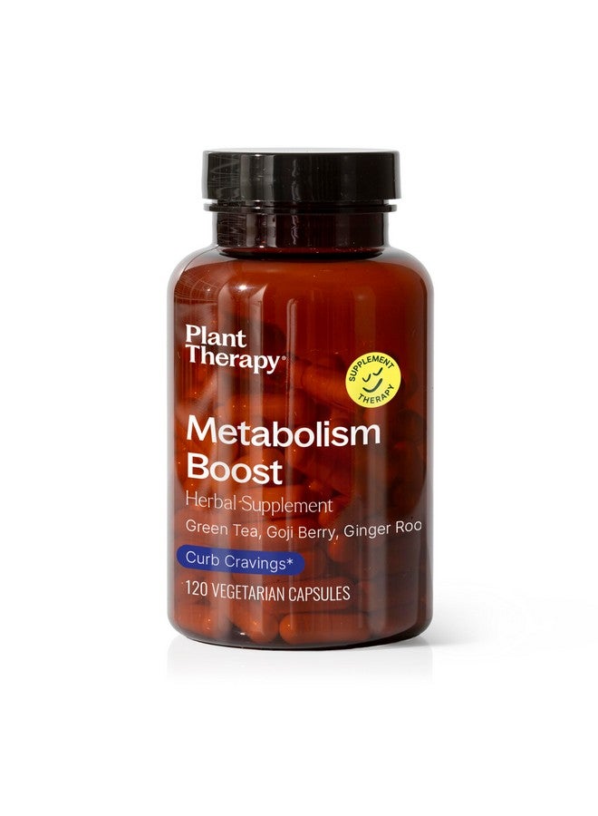 Plant Therapy Metabolism Boost Herbal Supplement Capsules, Optimize Fat Metabolism & Body Composition, Supports Weight Management & Digestion, 120 Vegetarian Capsules (4 month supply), Made in the USA - Image 1