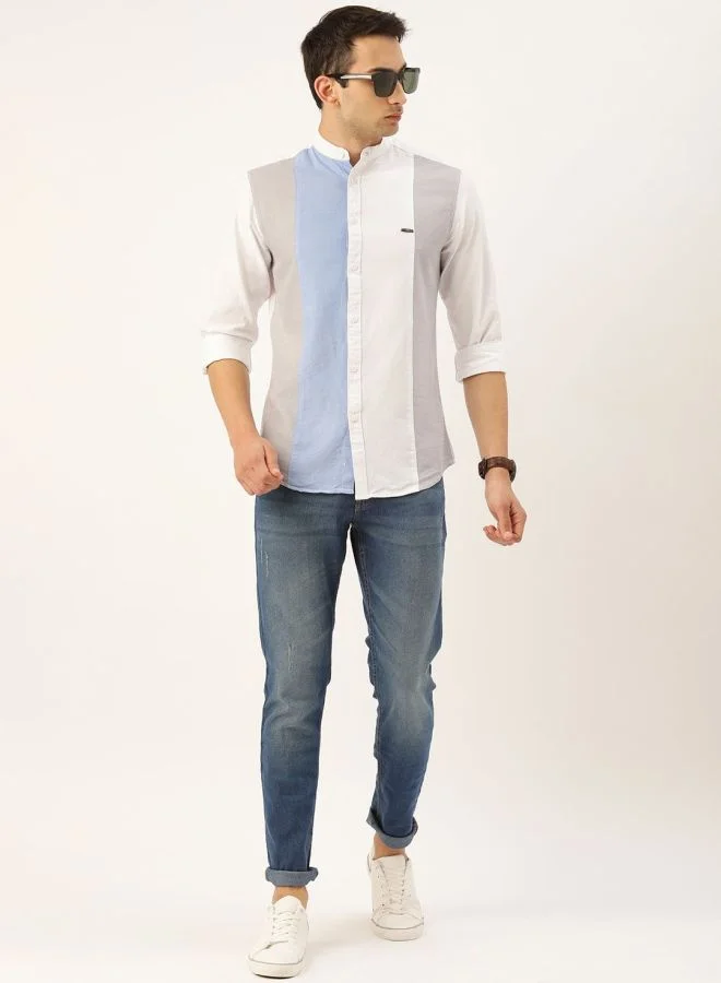 The Indian Garage Co Men Slim Fit Solid Low-Rise Stretchable Jeans