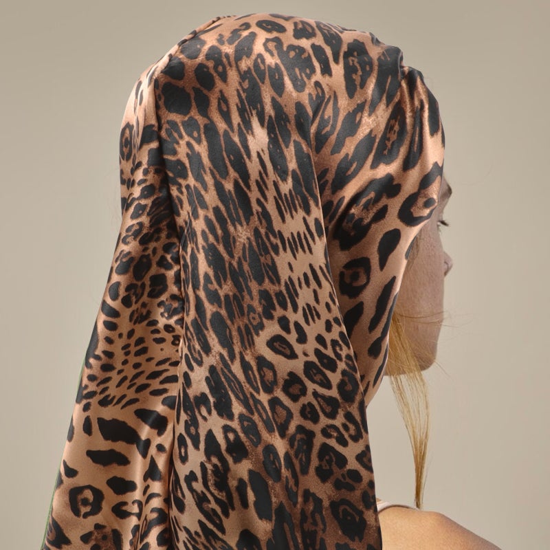 👕 قبعات نوم مريحة ساتان لحماية الشعر الطويل مع رباط مطاطي - Image 5