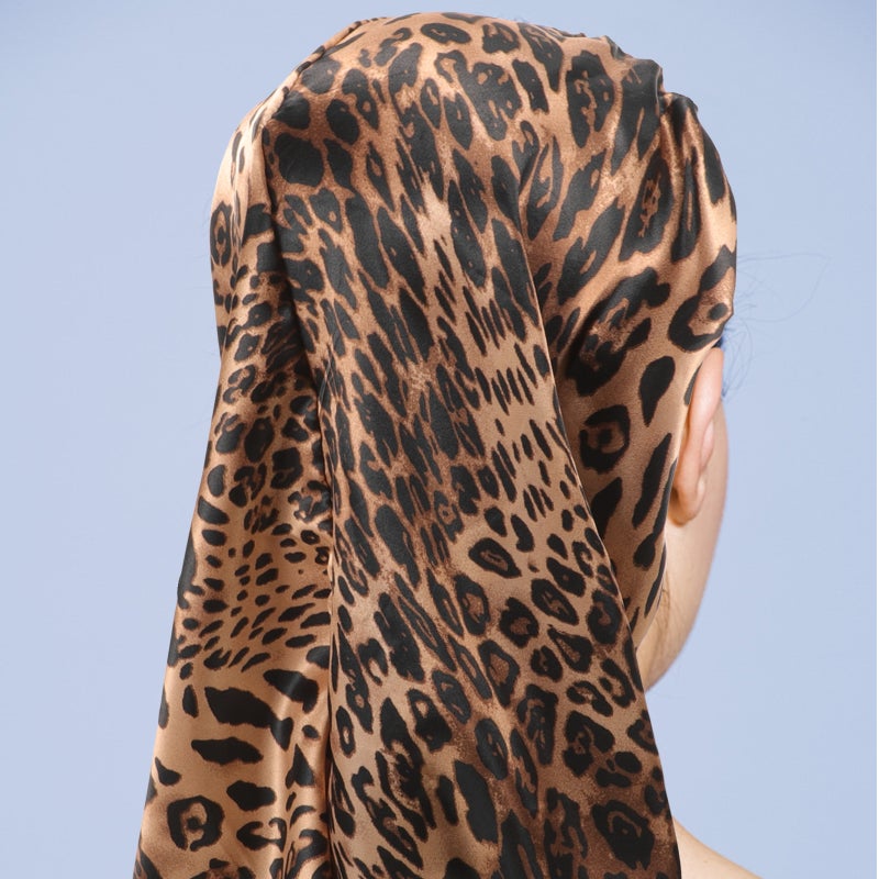 👕 قبعات نوم مريحة ساتان لحماية الشعر الطويل مع رباط مطاطي - Image 2