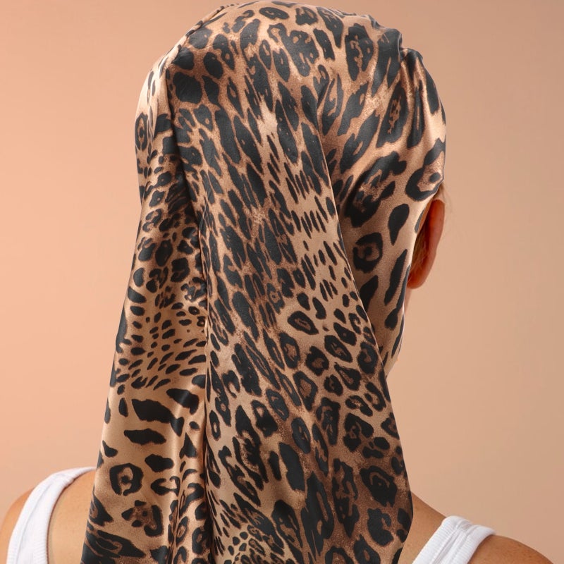 👕 قبعات نوم مريحة ساتان لحماية الشعر الطويل مع رباط مطاطي - Image 3
