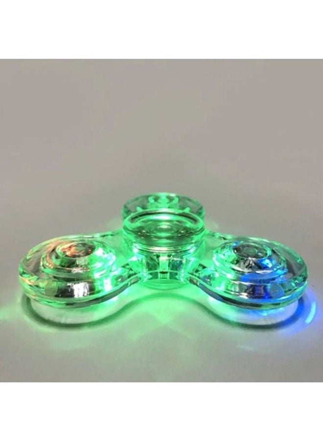 سبينر يدوي بإضاءة LED مع مفتاح سبينر يدوي بلاستيكي لتخفيف التوحد و ADHD والتركيز والقلق والضغط هدايا الألعاب - Image 2