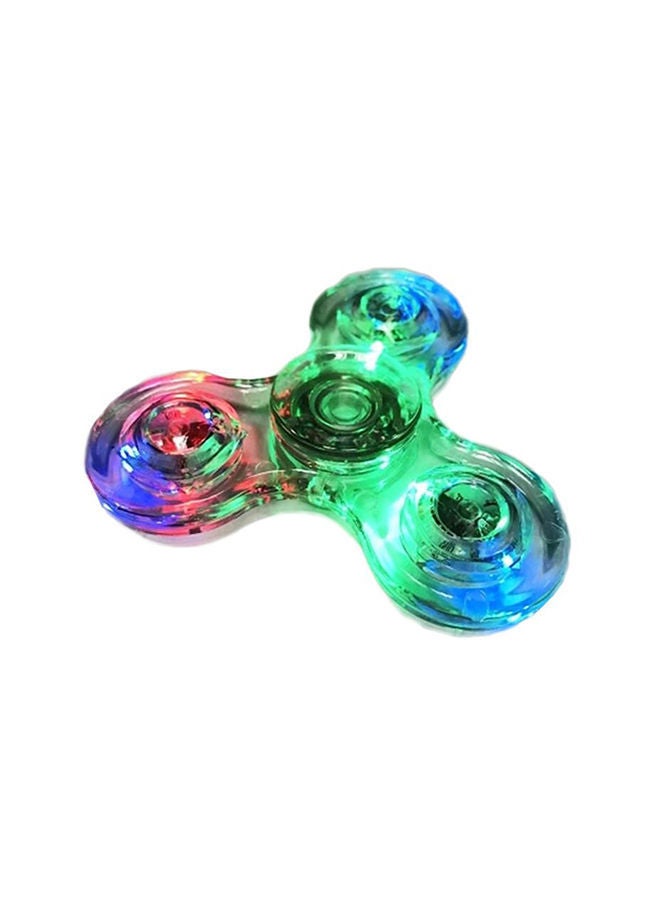 سبينر يدوي بإضاءة LED مع مفتاح سبينر يدوي بلاستيكي لتخفيف التوحد و ADHD والتركيز والقلق والضغط هدايا الألعاب - Image 1