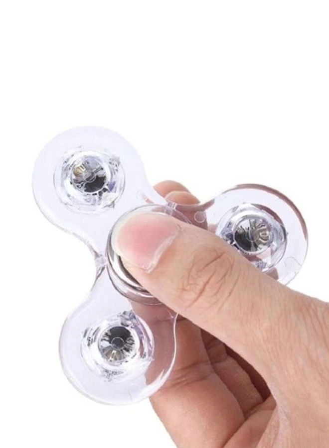 سبينر يدوي بإضاءة LED مع مفتاح سبينر يدوي بلاستيكي لتخفيف التوحد و ADHD والتركيز والقلق والضغط هدايا الألعاب - Image 3