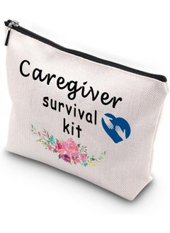 WCGXKO WCGXKO Caregiver Survival Kit Zipper Pouch Makeup Bag Gift for Babysitter Nanny Daycare Nurse Caretakers (Caregiver Survival) 