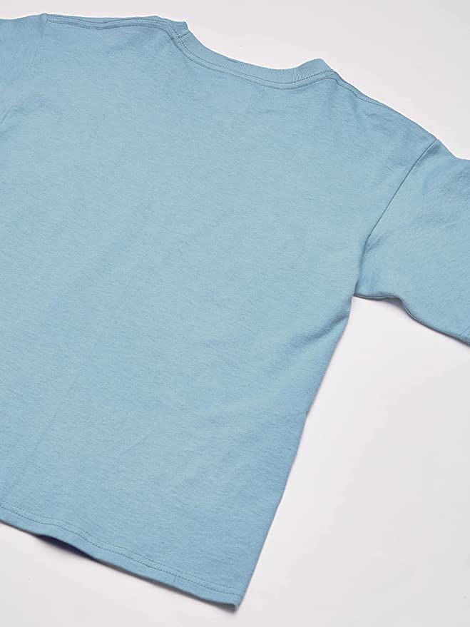 Nintendo Boy's Throwback Mario T-Shirt, Small, Light Blue - Image 3