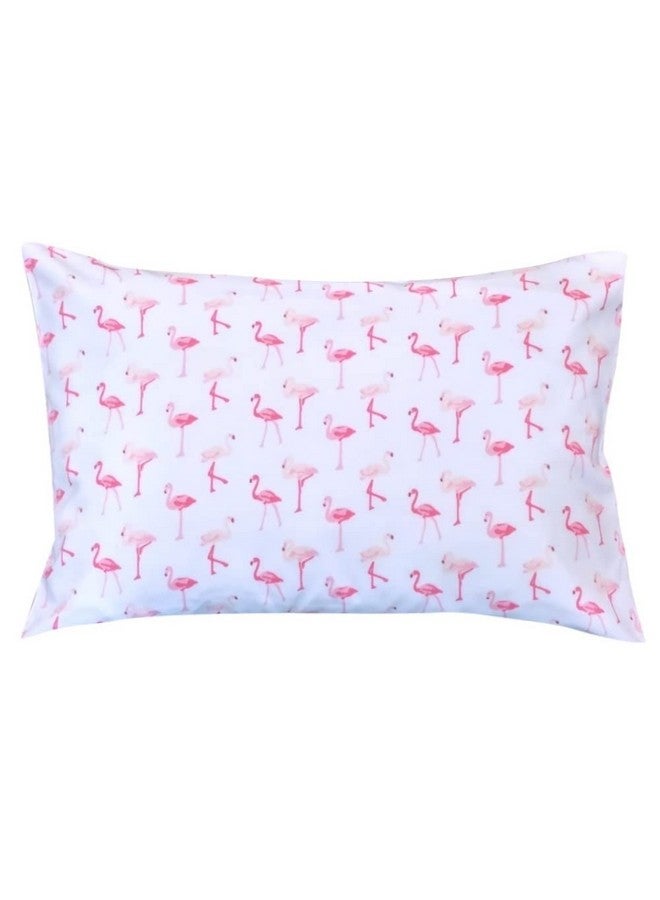 ELLA & MAX Toddler Travel Pillow Cases - Set of Two. Coastal Prints. Soft & Cuddly. Fits 13x18 & 14x19 Flamingo. (18.5 x 13 inches, Pink Flamingo) - Image 2