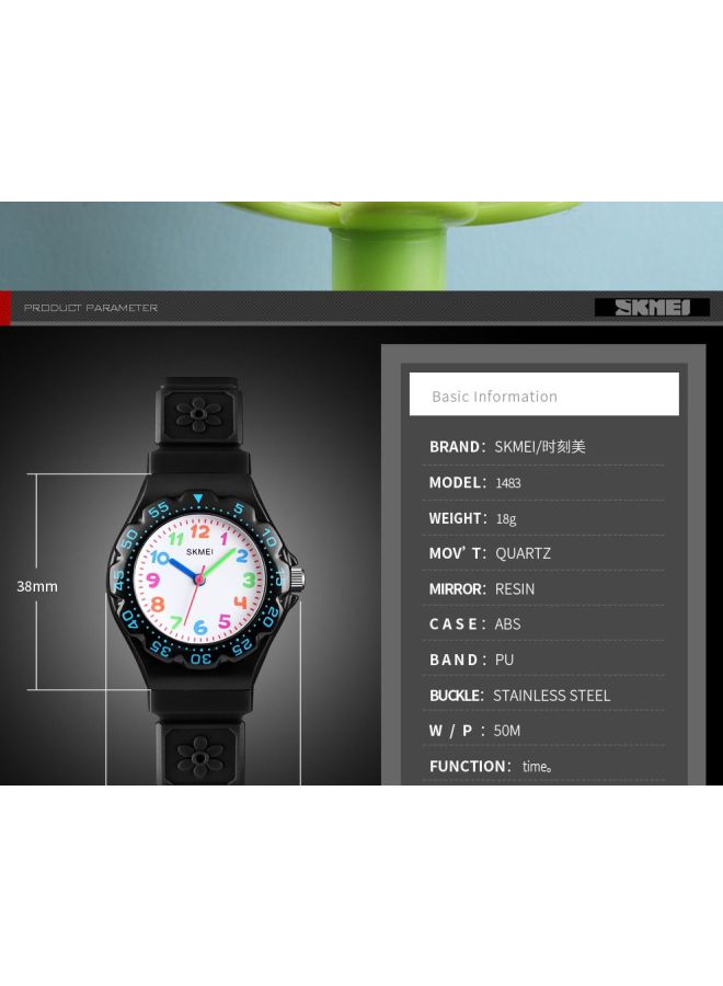 Kids' Water Resistant Analog Watch 1483 - Image 3