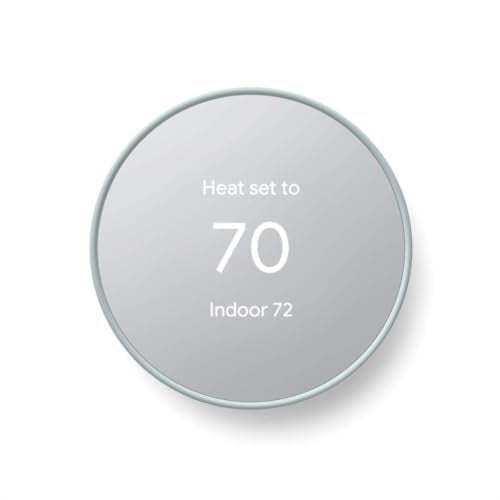 Google Nest Thermostat - Smart Thermostat for Home - Programmable Wifi Thermostat - Fog - Image 1