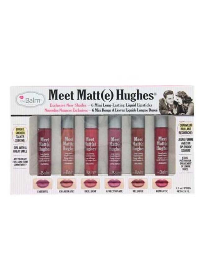 theBalm Cosmetics Meet Matte Hughes Volume 2 Lip Gloss Set Multicolour