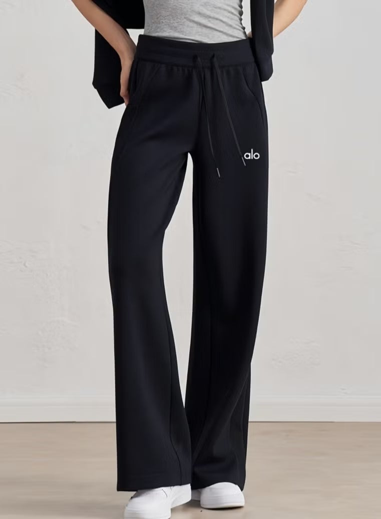 ALO YOGA Women's Wide Leg Pants - Casual Sweatpants - Image 1