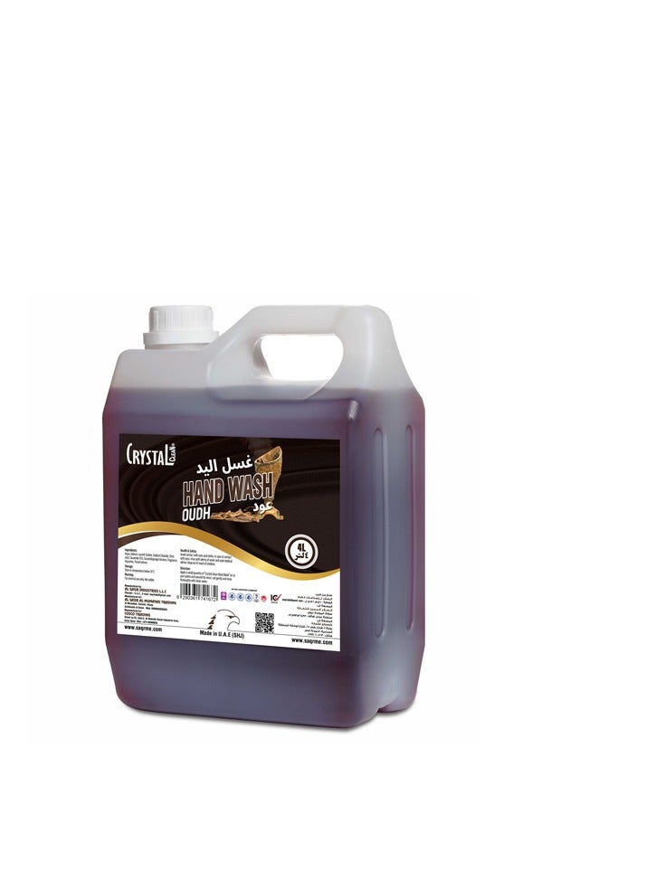 Crystal Clean Oudh Hand Wash 4 Liters - Image 2