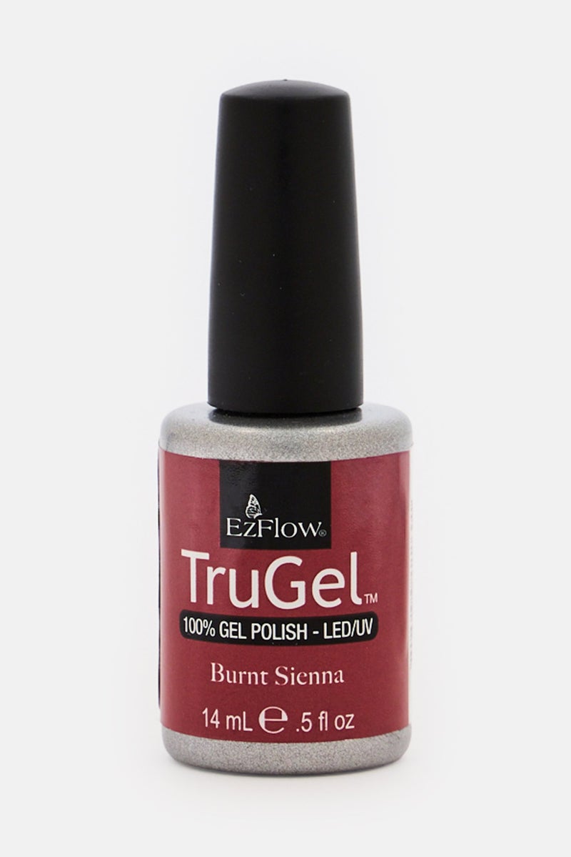 Ez Flow TruGel Nail Polish 14ml, Burnt Sienna - Image 1