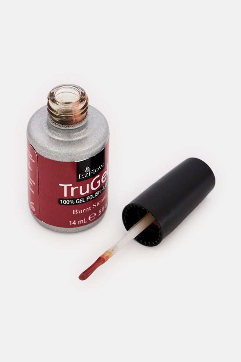 Ez Flow TruGel Nail Polish 14ml, Burnt Sienna - Image 3