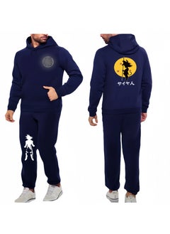 KUYING Dragon Ball Printed Casual Loose Hoodie Set  - Image 1
