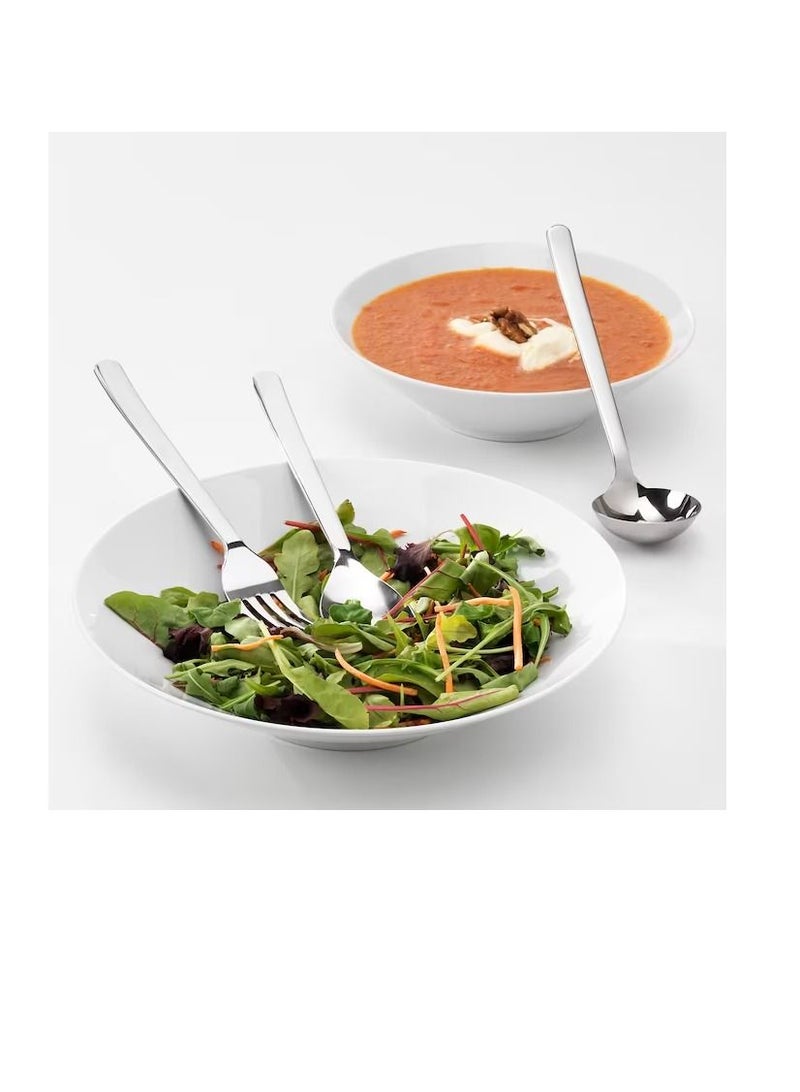 4-piece serving set, stainless steel  - Image 2