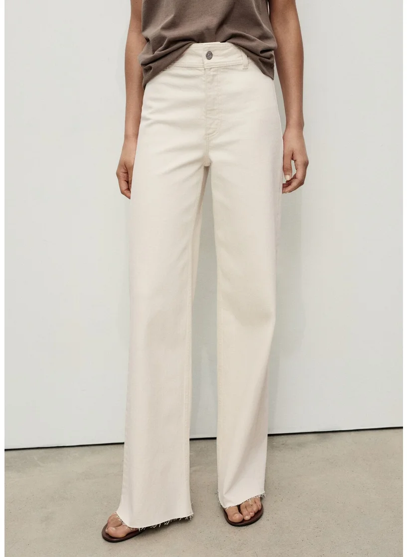 MANGO Catherin Culotte High-Rise Jeans