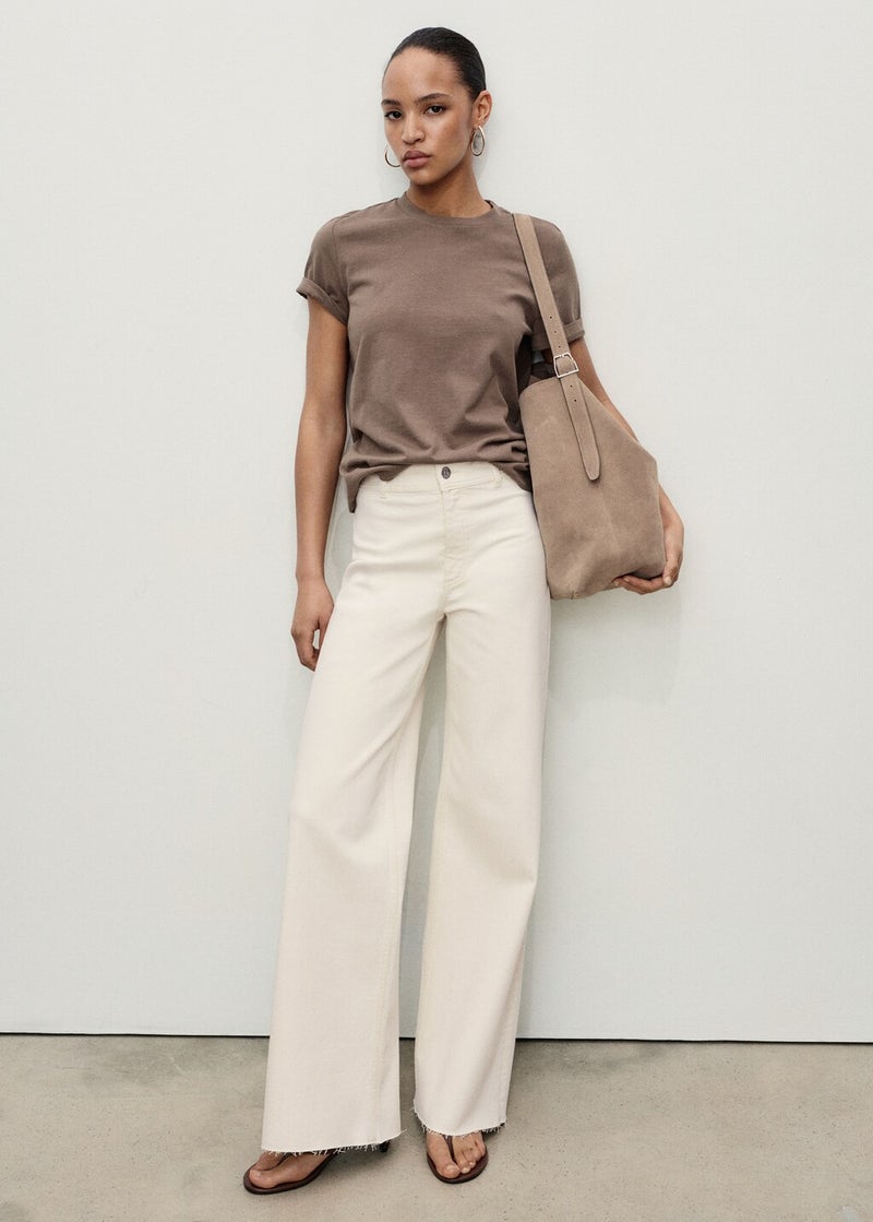 MANGO Catherin Culotte High-Rise Jeans  - Image 4