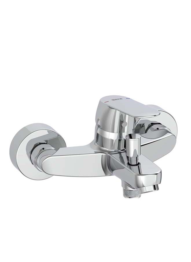 Roca - Roca Bathtub Mixer A5A0D25C00 Alfa Nickel - Image 1