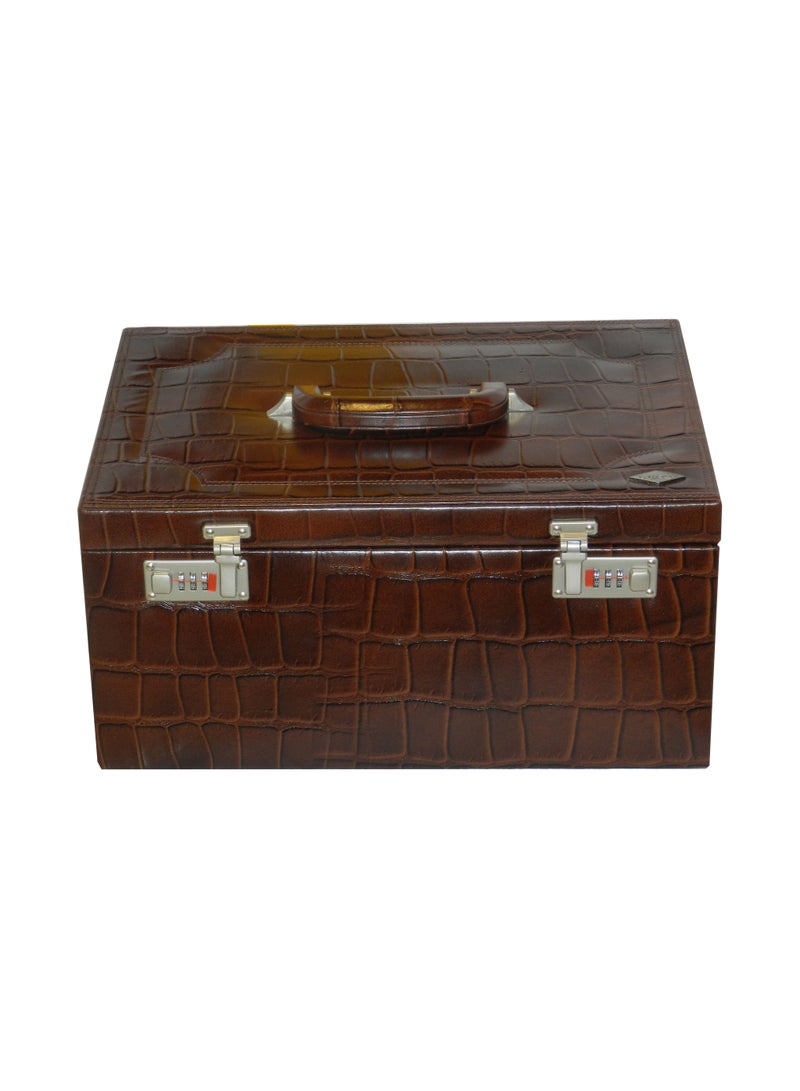 LAVERI LEATHER Laveri Jewellery Box Ring Necklace Earring Bracelet Storage Box Leather Multifunction Jewelry Organizer Box  - Image 2