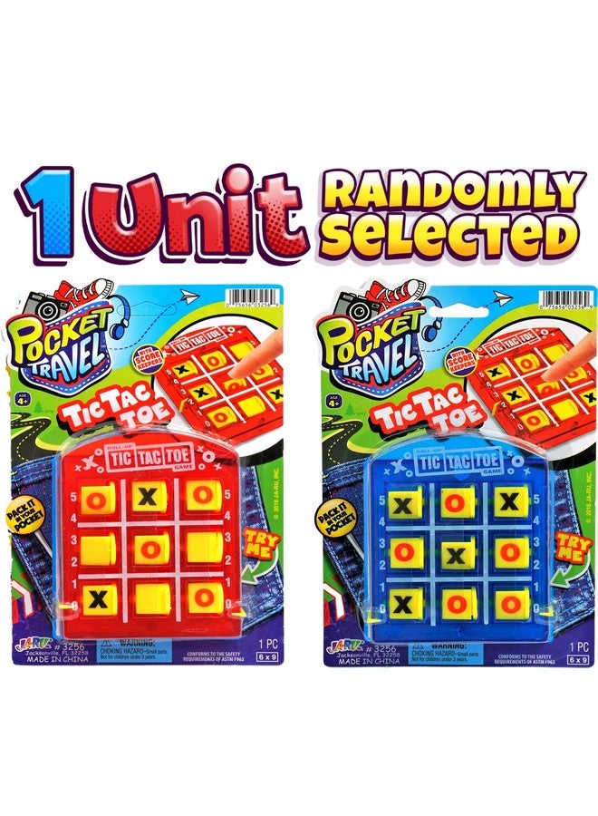 Ja-Ru JA-RU Portable Tic Tac Toe (1 Pack) Classic Mini Board Games for Kids. Pocket Travel Size. Party Favor Birthday Stocking Stuffer. 3256-1 - Image 2