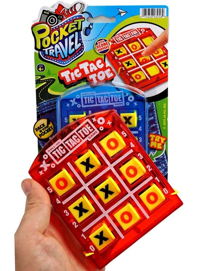 Ja-Ru JA-RU Portable Tic Tac Toe (1 Pack) Classic Mini Board Games for Kids. Pocket Travel Size. Party Favor Birthday Stocking Stuffer. 3256-1 - Image 3