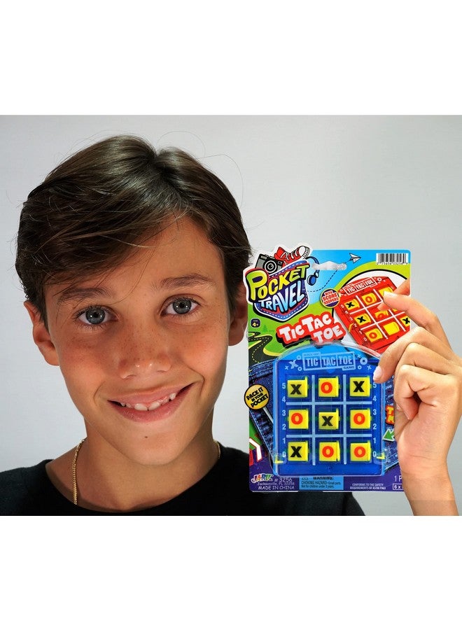 Ja-Ru JA-RU Portable Tic Tac Toe (1 Pack) Classic Mini Board Games for Kids. Pocket Travel Size. Party Favor Birthday Stocking Stuffer. 3256-1 - Image 4