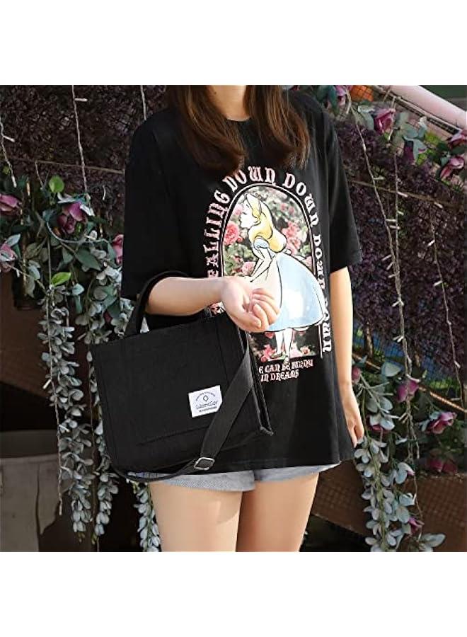 Arabest Tote Bag for Women, Corduroy Crossbody Bags Shoulder Handbag Small Satchel Hobo Bag Purse  - Image 5