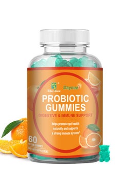 Daynee Probiotic Gummies,Digestion & Metabolism, Probiotics, Prebiotics, Botanicals & Vitamins ,Health Support Dietary Supplement 60 Gummies  - Image 1